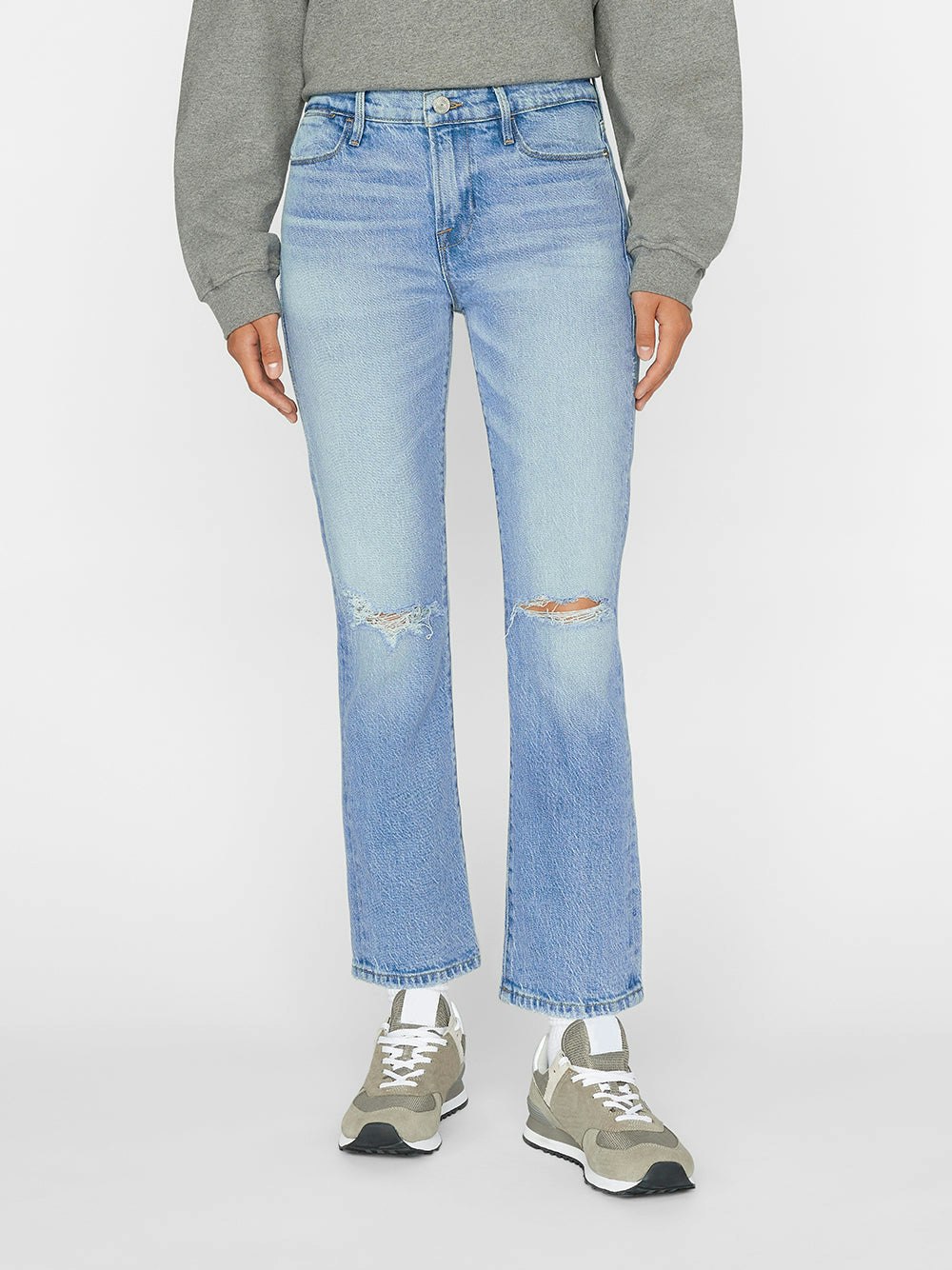 jeans front view